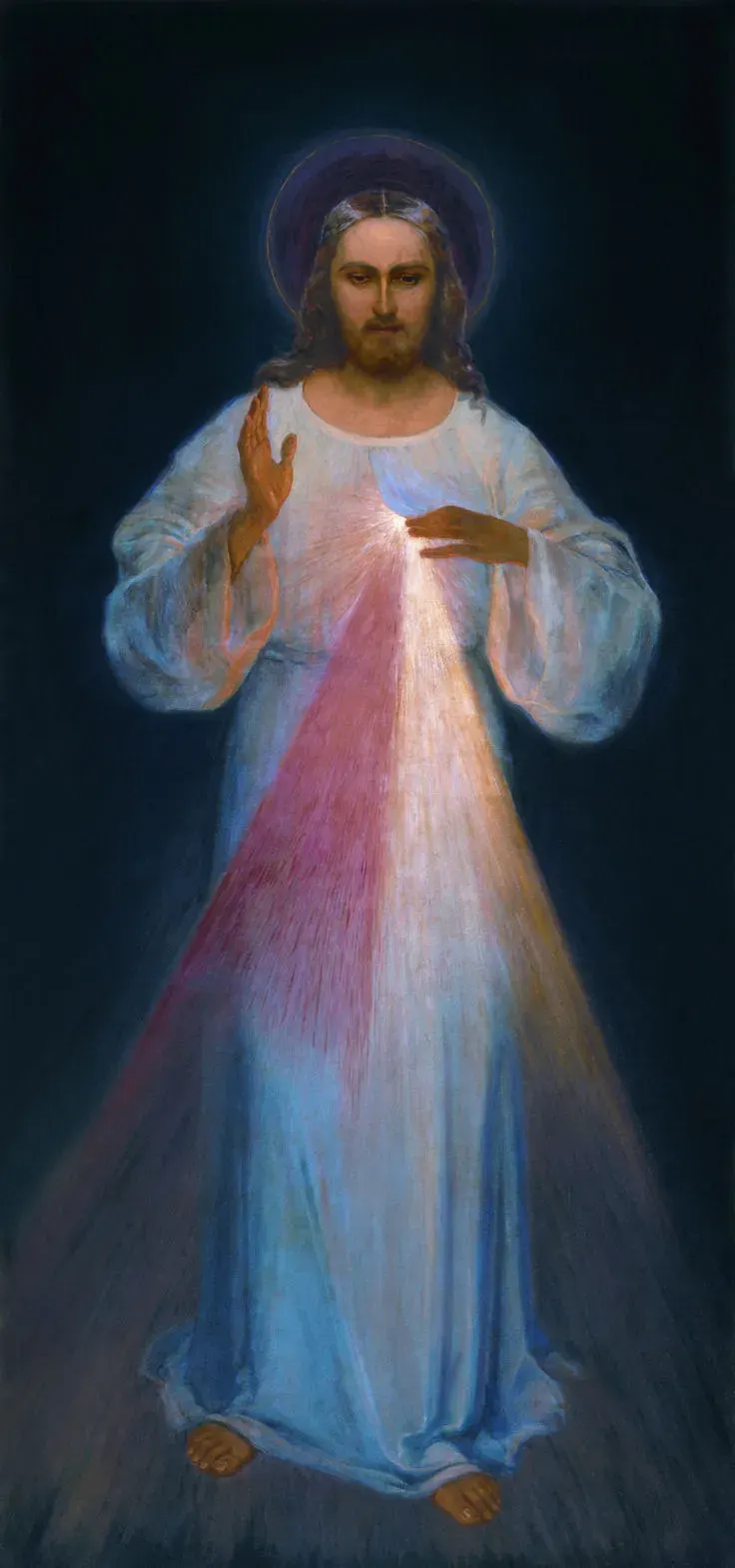 The Divine Mercy image card
