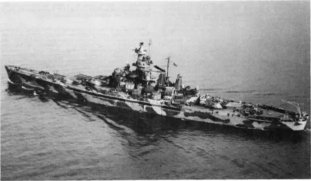 The USS Alabama card