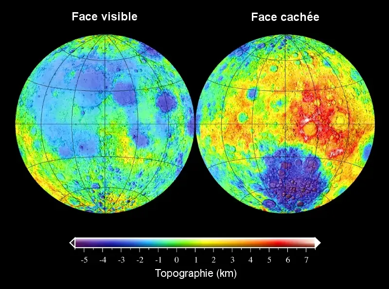 La carte Sélénographie