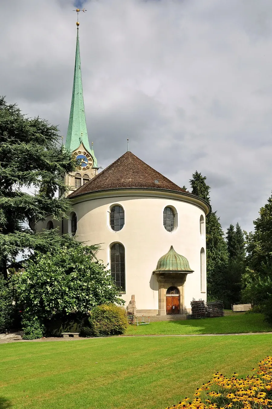 La carte Temple réformé de Horgen