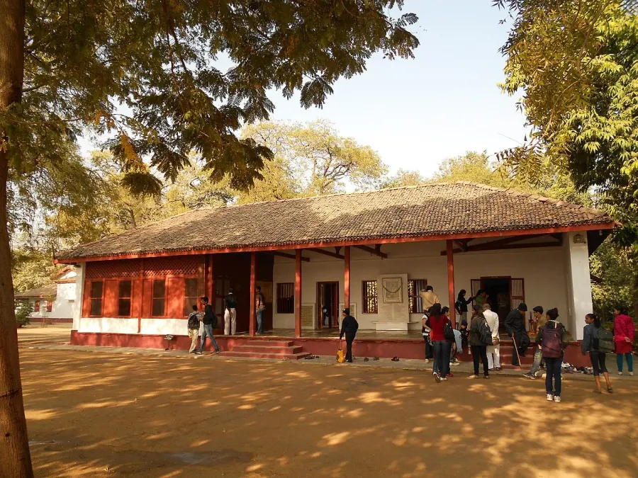 La carte Ashram de Sabarmati