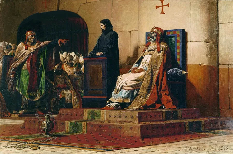 La carte Concile cadavérique