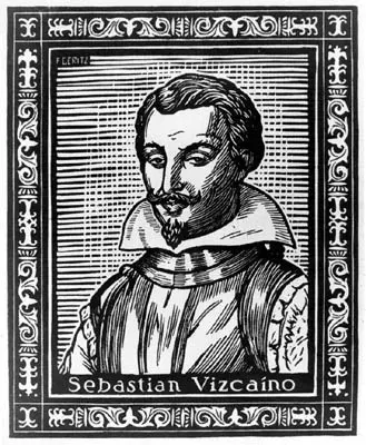 La carte Sebastián Vizcaíno