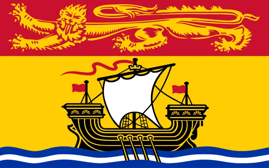The Flag of New Brunswick card