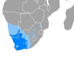 La carte Afrikaans