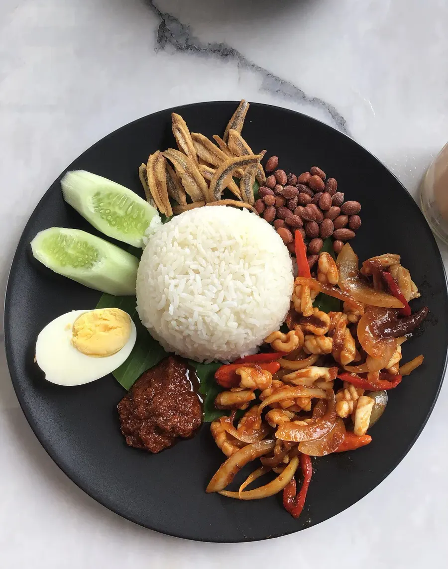 The Nasi lemak card