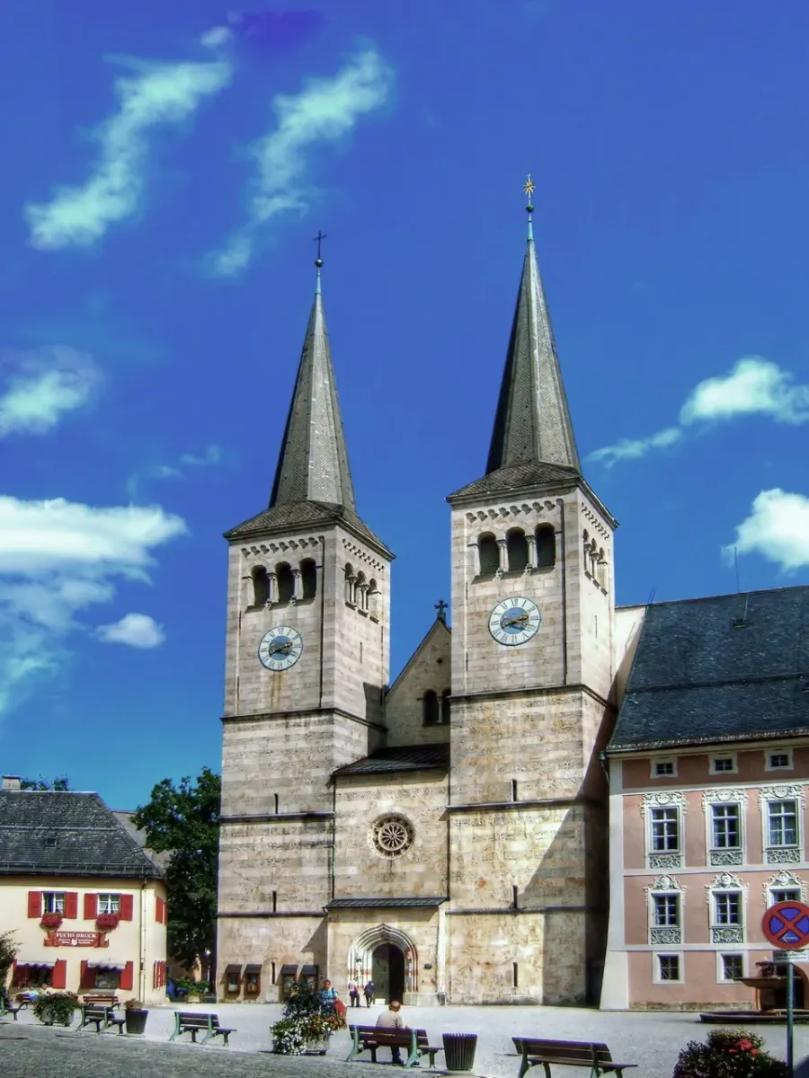 La carte Église Saint-Pierre-et-Saint-Jean-Baptiste de Berchtesgaden