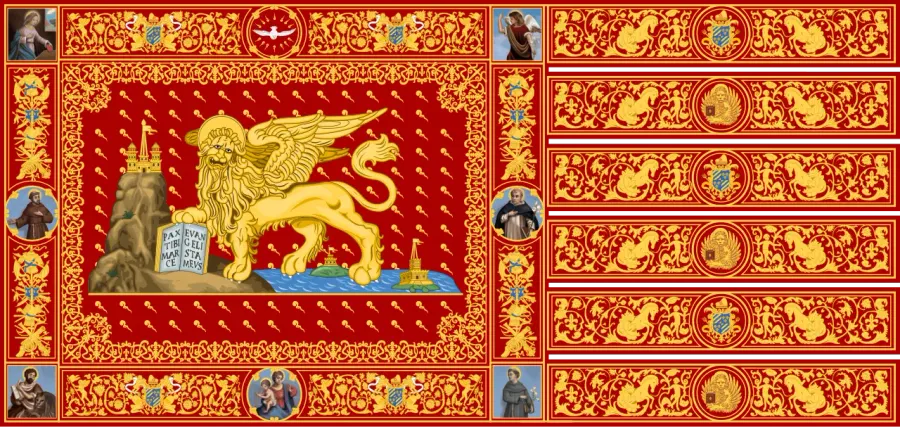 La carte Drapeau de la république de Venise