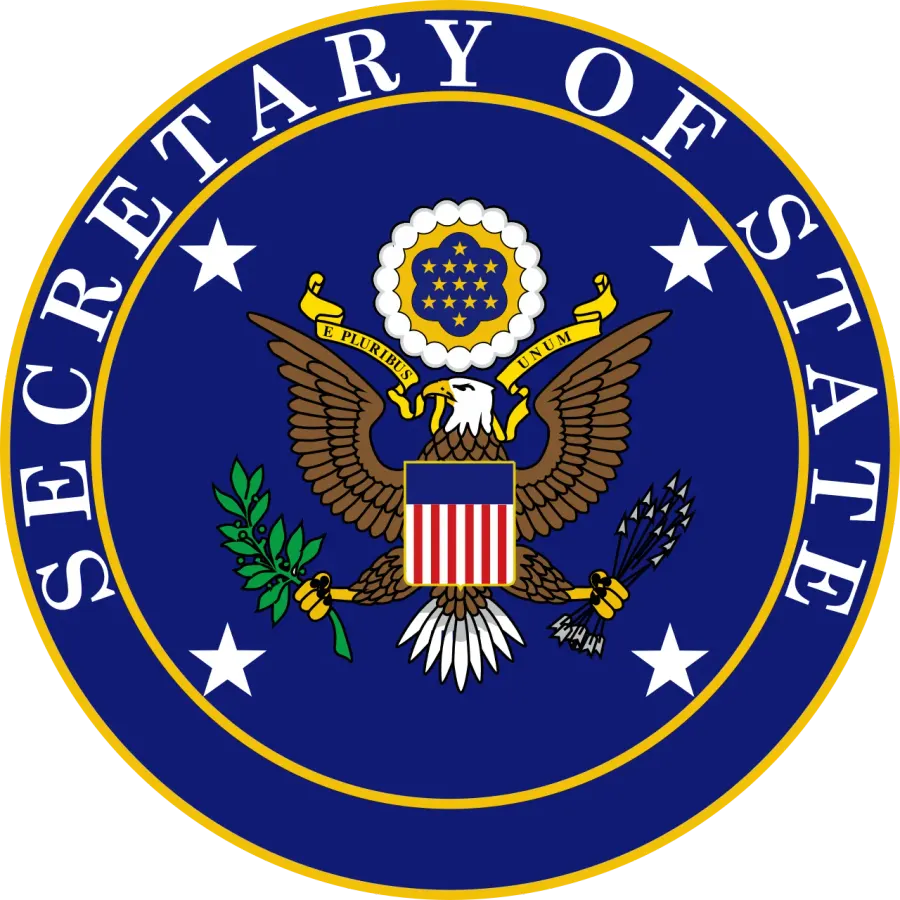 La carte Secrétaire d'État des États-Unis