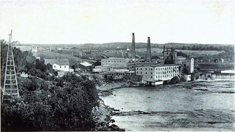 The East Angus, Quebec card