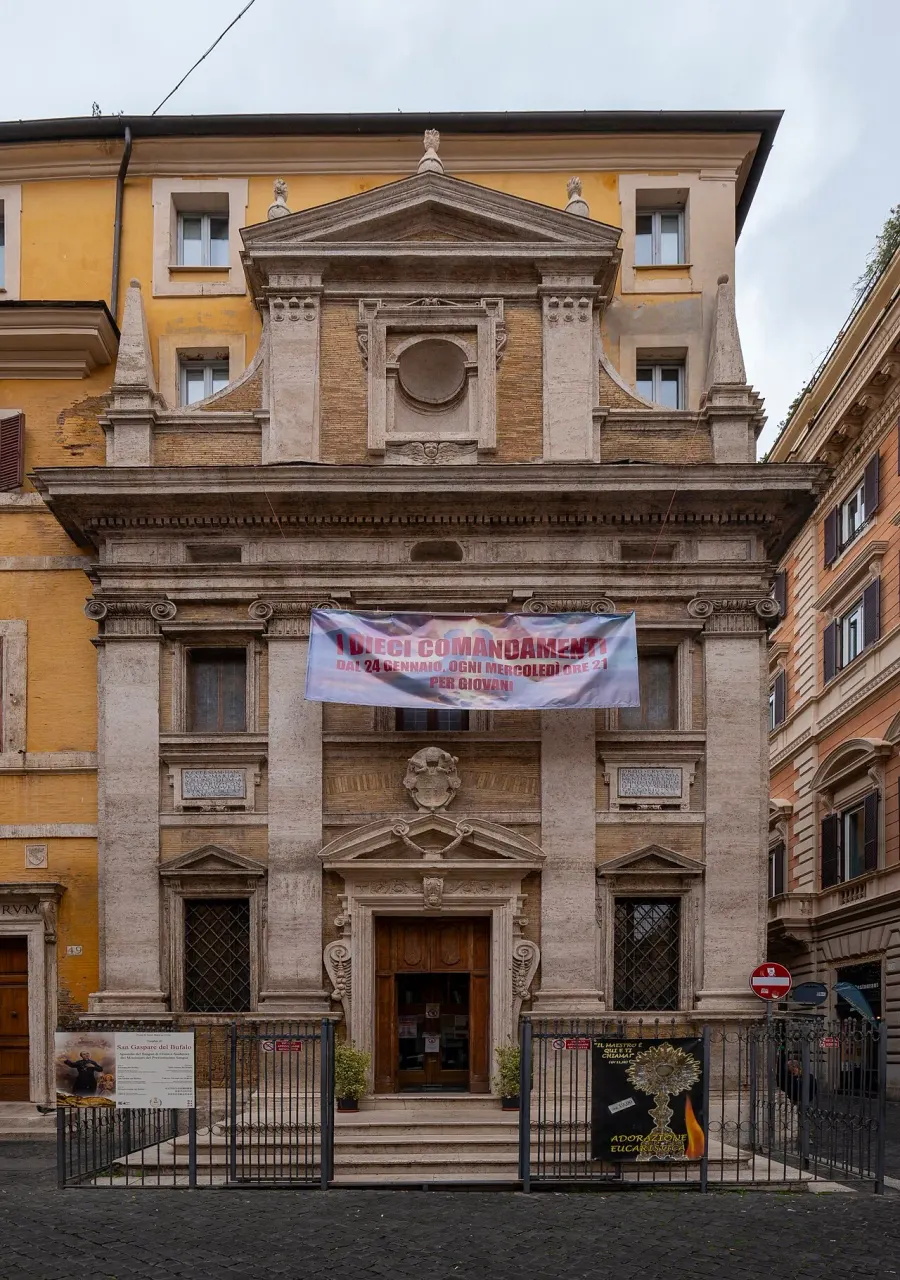 La carte Église Santa Maria in Trivio