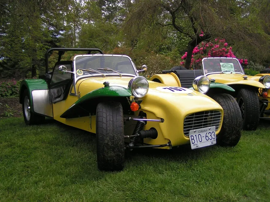 La carte Lotus Seven