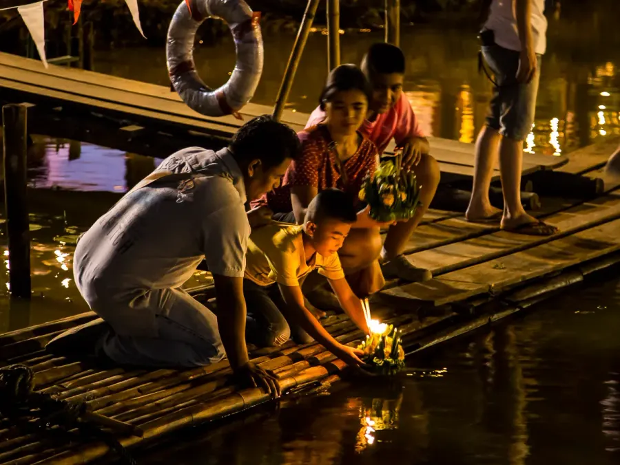 La carte Loi Krathong