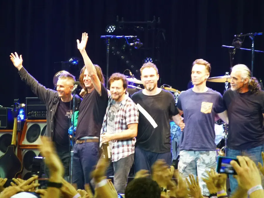 La carte Pearl Jam