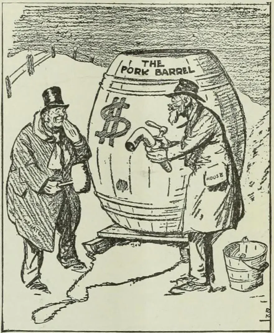 La carte Baril de porc