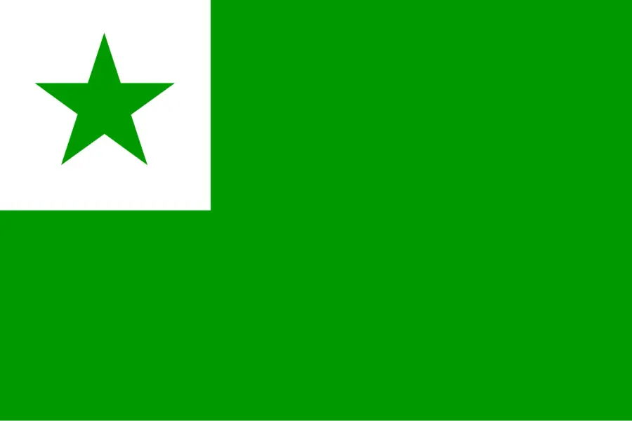 La carte Espéranto