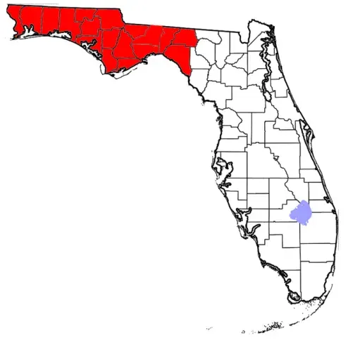 The Florida panhandle card