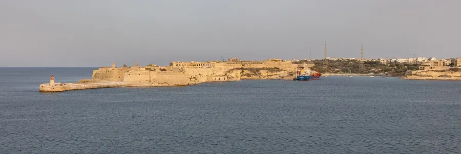 La carte Fort Ricasoli