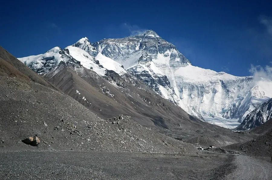 La carte Glacier du Rongbuk
