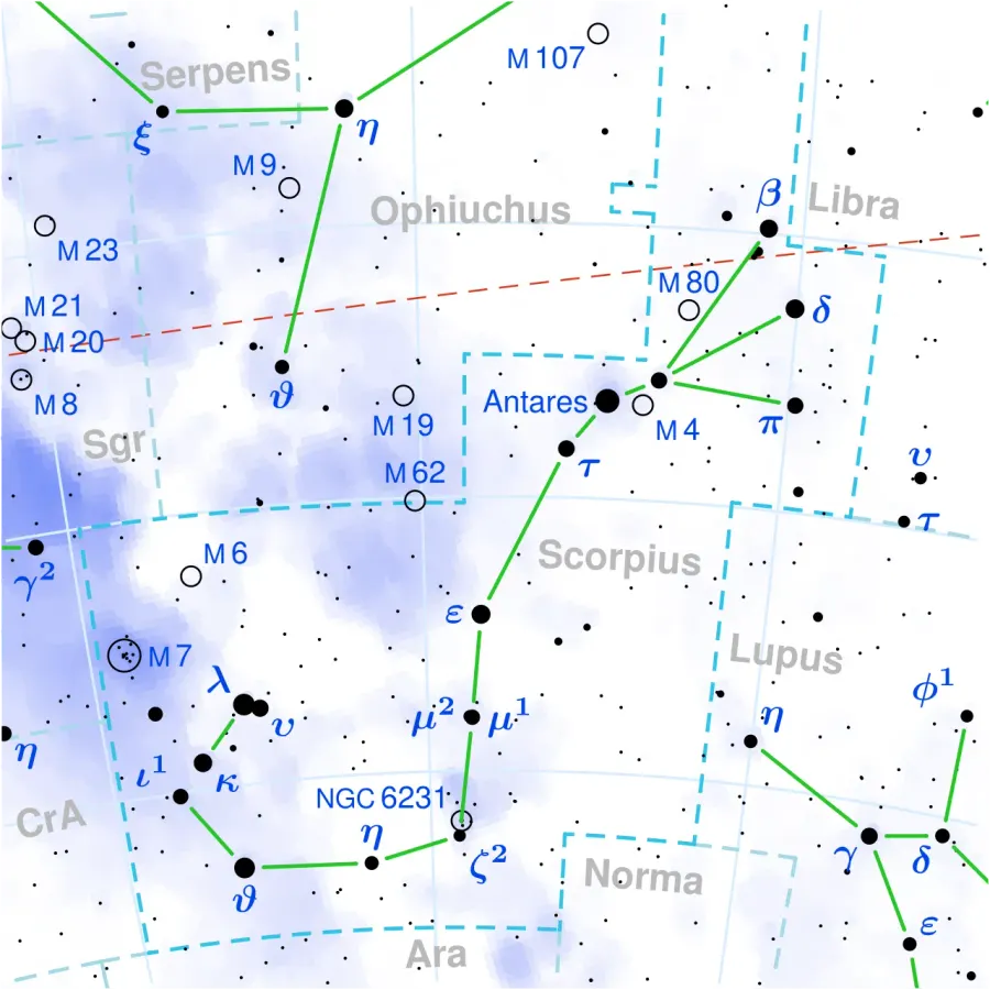 La carte Gliese 667