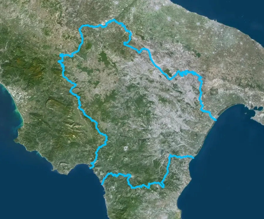 La carte Basilicate