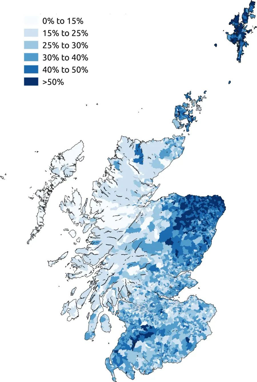 La carte Scots