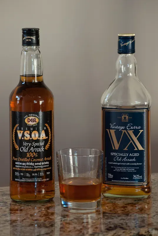 La carte Arrack