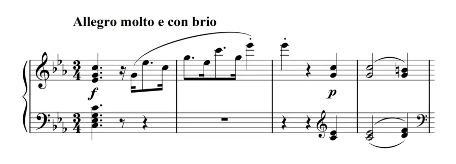 The Piano Sonata No. 5 card