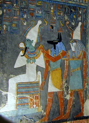 The Ancient Egyptian deities card