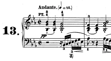 The Piano Sonata No. 13 card