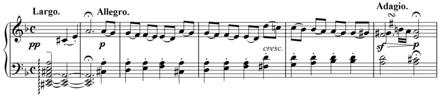The Piano Sonata No. 17 card
