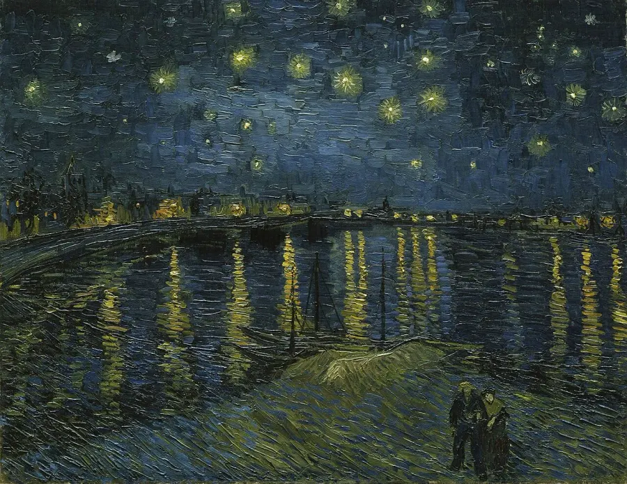 La carte La Nuit étoilée