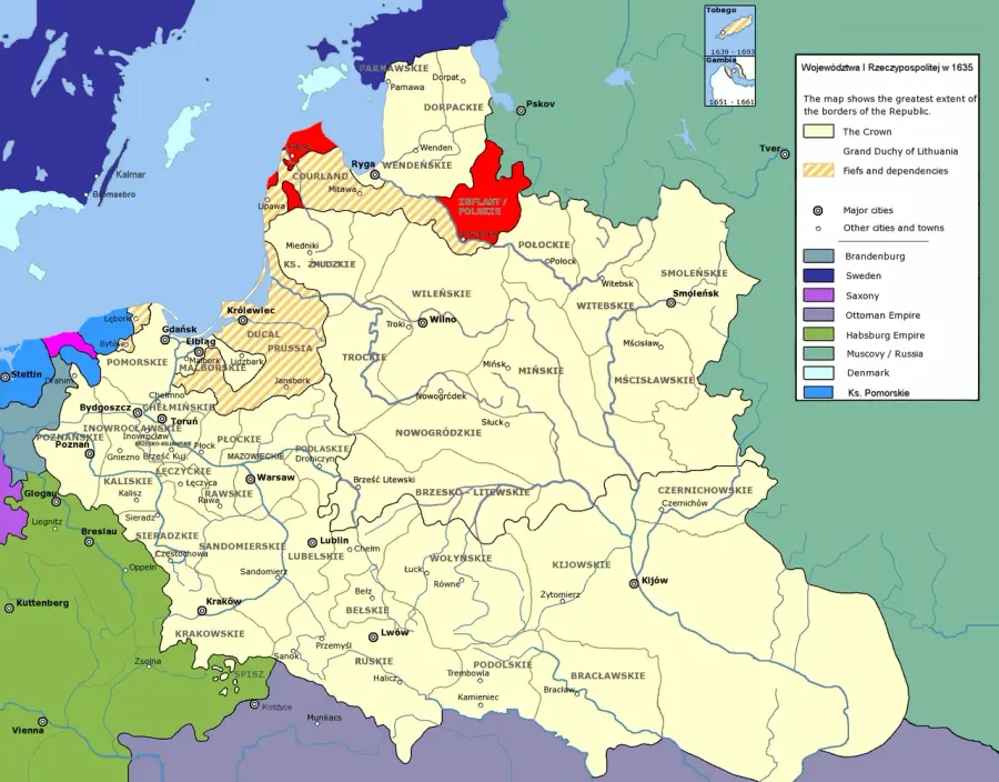 The Inflanty Voivodeship card