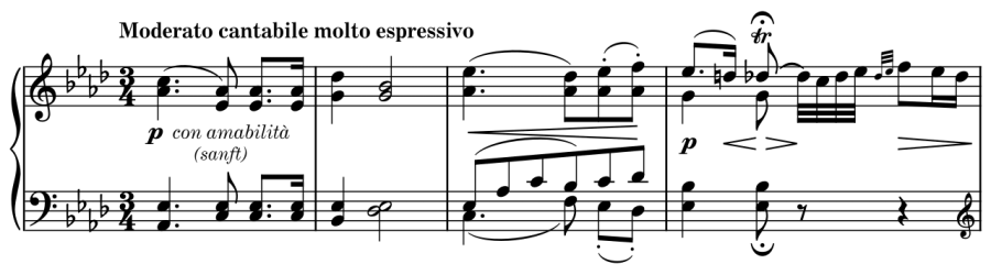 The Piano Sonata No. 31 card