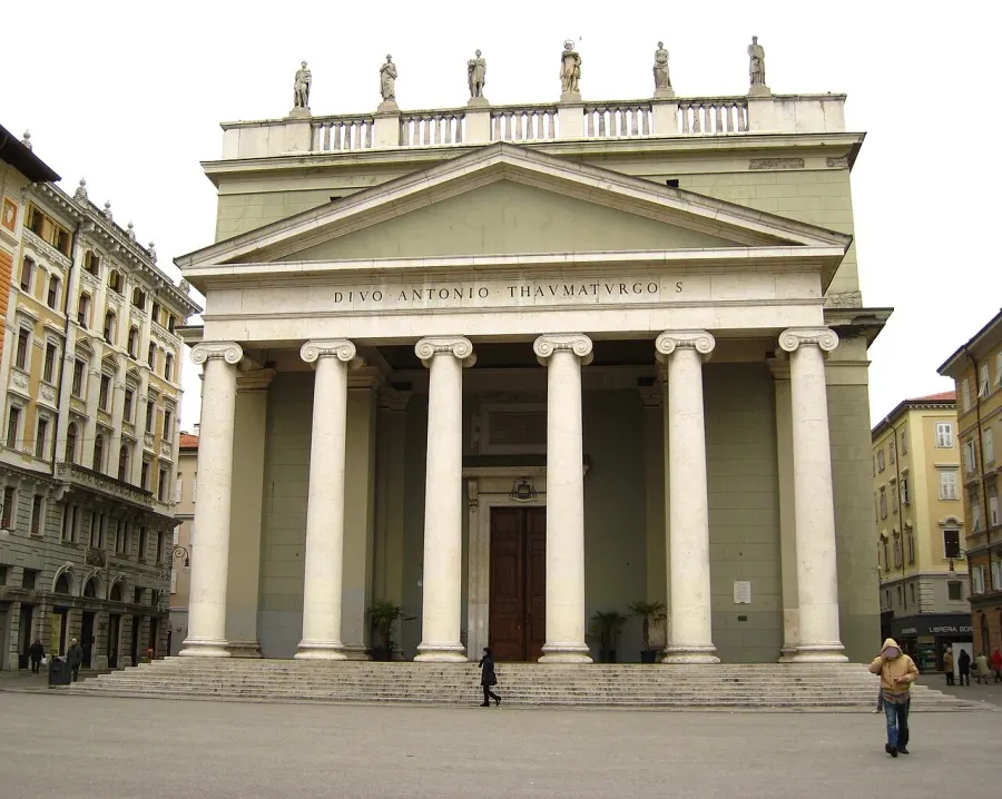 La carte Église Sant'Antonio Taumaturgo de Trieste