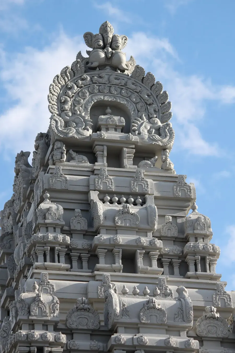 La carte Hindu Temple Society of North America