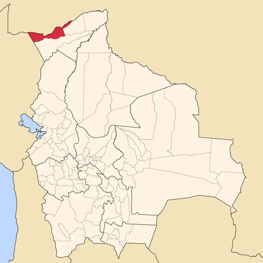 La carte Province de Nicolás Suárez