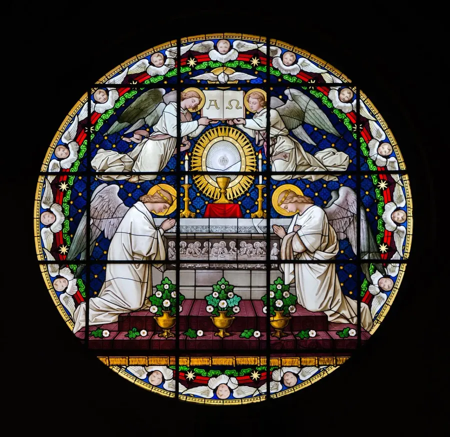 The Stained glass card