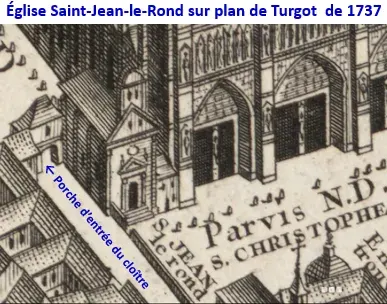 La carte Église Saint-Jean-le-Rond de Paris