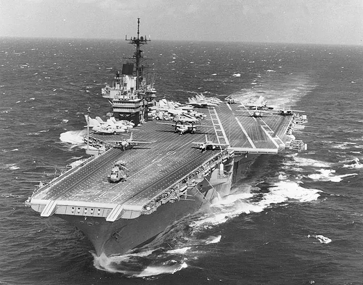 The USS Independence card