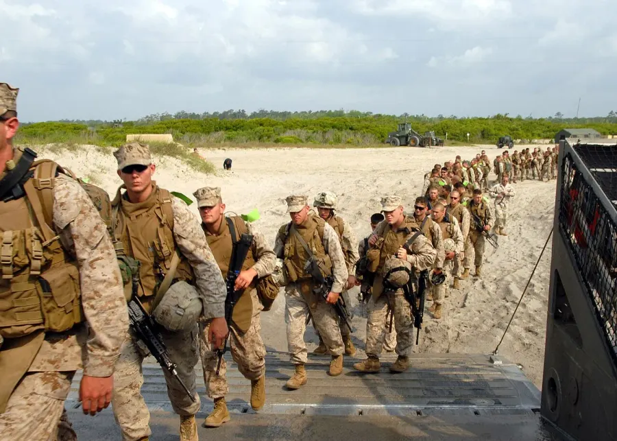 The Marine Corps Base Camp Lejeune card