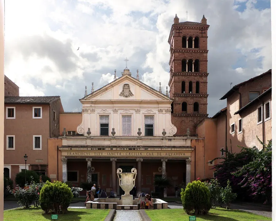 The Santa Cecilia in Trastevere card