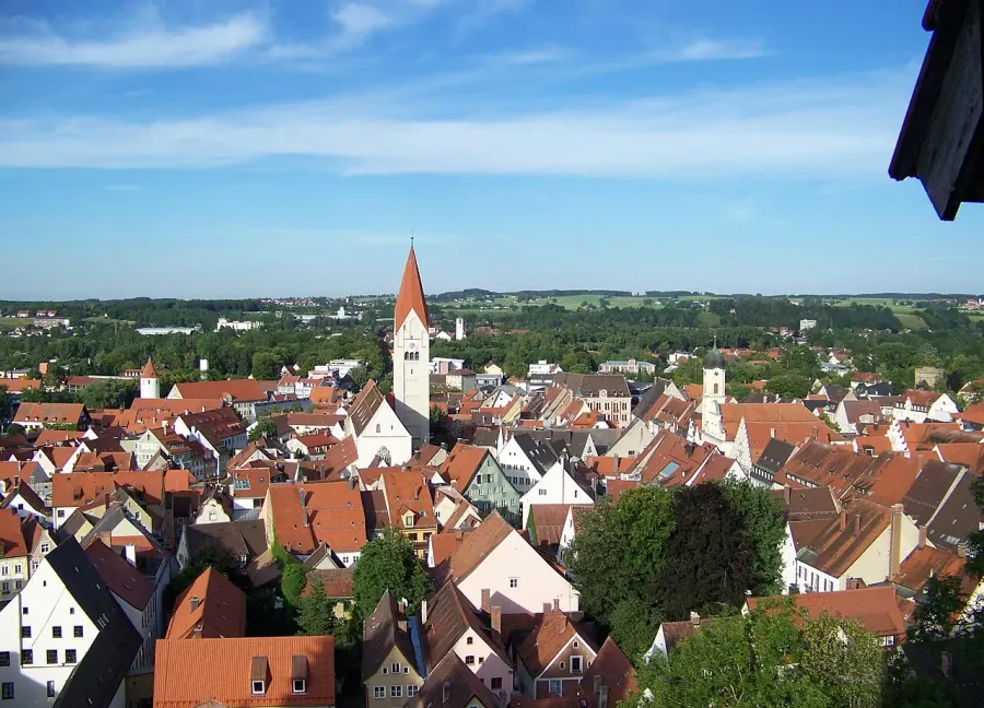 La carte Kaufbeuren