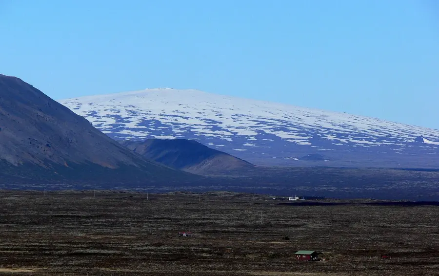 La carte Skjaldbreiður