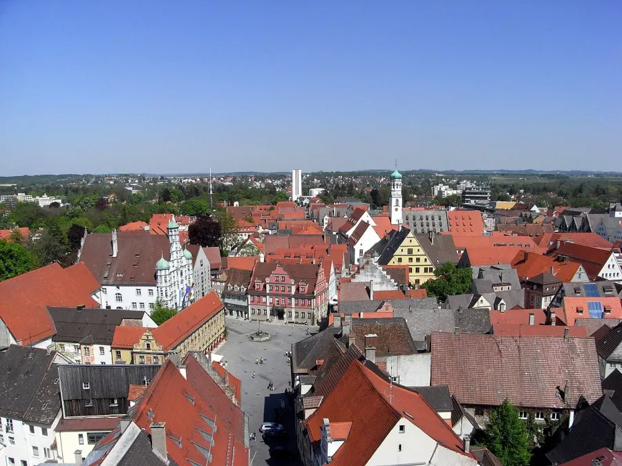 La carte Memmingen