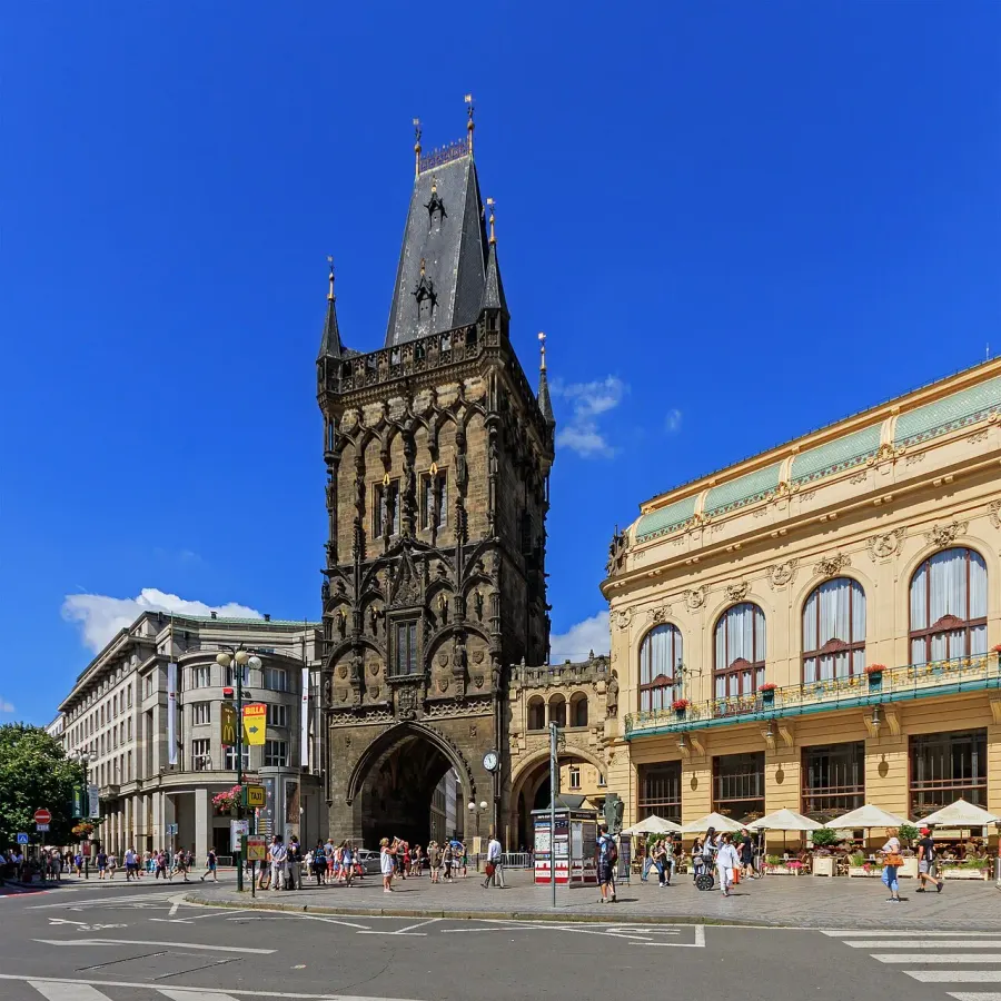 The Powder Tower, Prague card