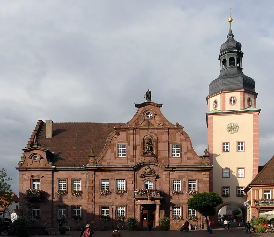 La carte Ettlingen