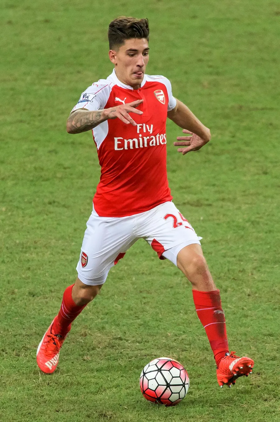 La carte Héctor Bellerín