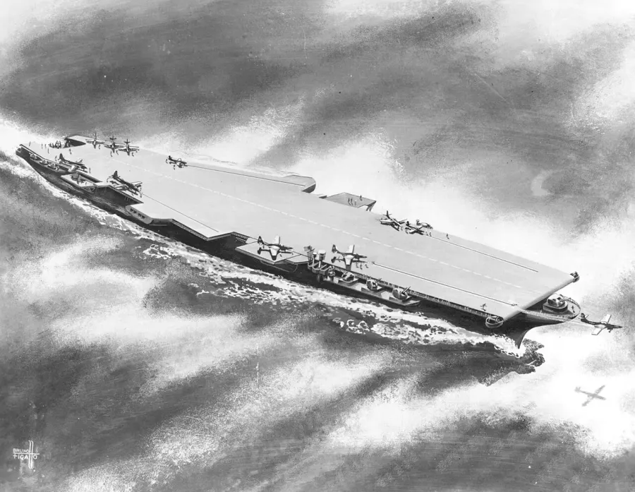 La carte USS United States
