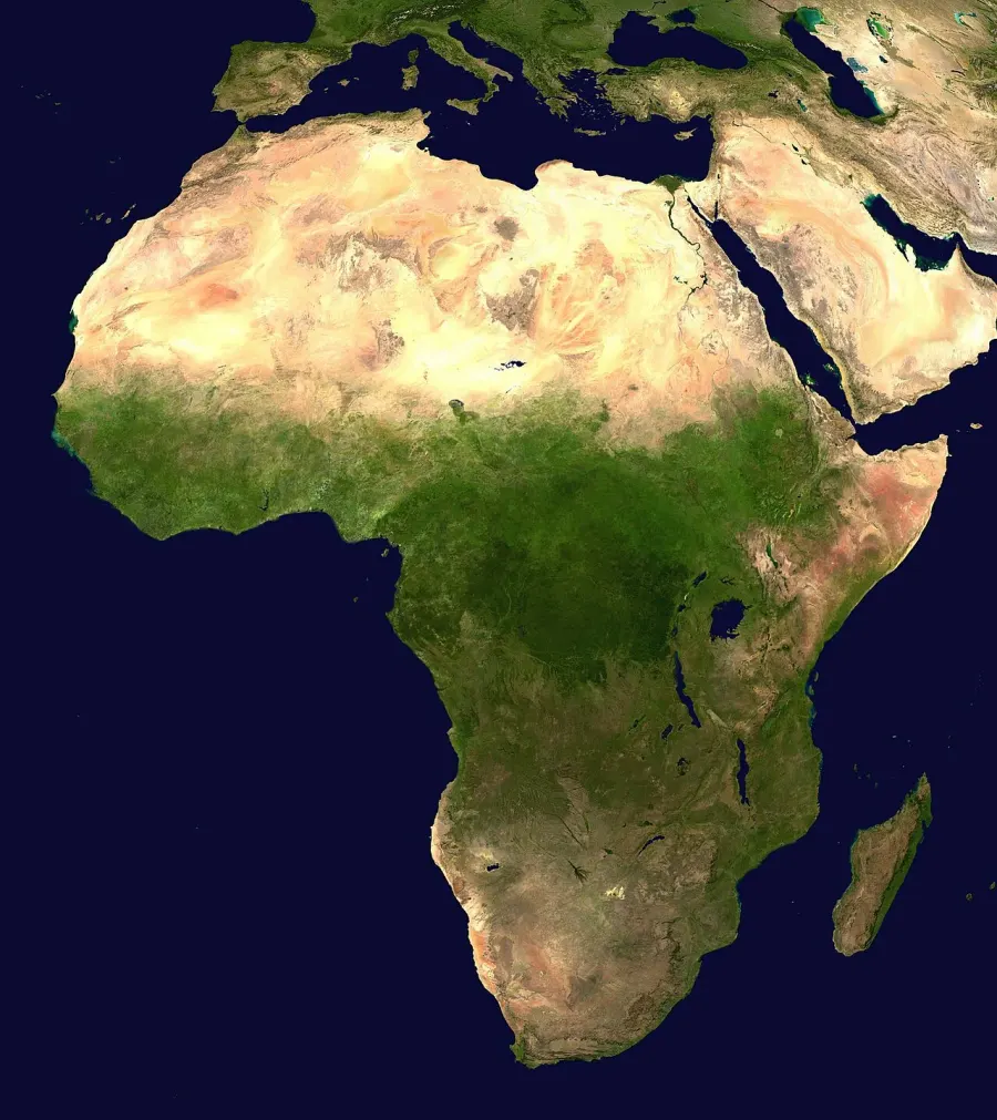 La carte Afrique